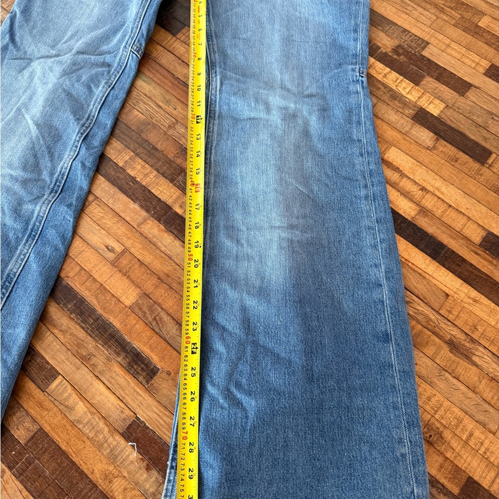 Free People Women's Blue Flared Jeans - Picture 4 of 6